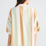 WANDER TOP - MELON FIELD STRIPE