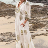 Mirabelle Frill Dress in Sagegrove