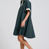 The Bianca Oversized Shirt Dress - Slate