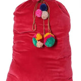 Red Velvet Santa Sack