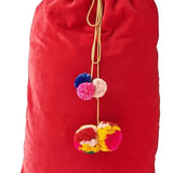 Red Velvet Santa Sack