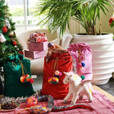 Red Velvet Santa Sack