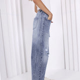 Theo Barrel Jeans Blue