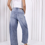 Theo Barrel Jeans Blue