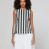 SHIRO TOP - MONO STRIPE (pre order)