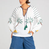 PALM SHIRT - WHITE