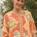 Hazel Short Shift Dress in Palampore