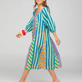 LUCIA DRESS - CAPRI SPLICED