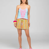 COLADA SHORT - CAPRI TANGERINE