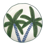 Coconut Bay - Round Plate - White Palm