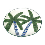 Coconut Bay - Round Plate - White Palm