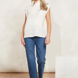 HALCYON BUTTON TOP - OPAL