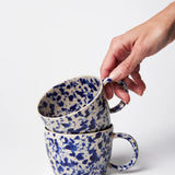 Jones & Co SPLATTER CHINO MUG BLUE