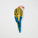 Jones & Co AERIAL YELLOW ROSELLA WALL ART