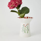 Jones & Co BLOSSOM TALL RED VASE