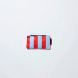 Tiny Pouch Red & Blue Stripe