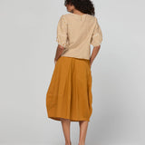AVA TOP - MUSTARD STRIPE