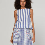 HARA TOP - OCEAN STRIPE