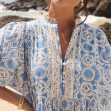 Mirabelle Frill Dress in Elysian