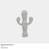 Wooden Cacti Set/3