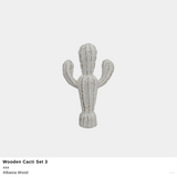 Wooden Cacti Set/3