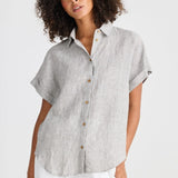 Dune Shirt Charcoal Fleck