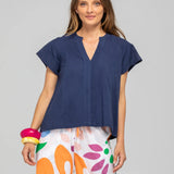 Livy Top Navy