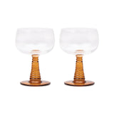 Romy Wine Glasses - Amber S2
