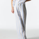 Poolside Wide Leg Pants - Stripe