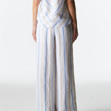 Poolside Wide Leg Pants - Stripe