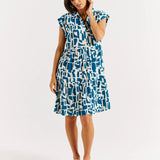 Zurich Dress - Geo Print