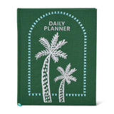 Daily Planner Journal - Embroidered Palm Tree