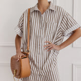 Apex Dress - Taupe
