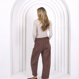 Leo Barrel Jeans - Chocolate