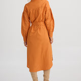 Patron Shirt Dress – Amber Linen Cotton Blend