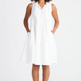 Ravello Dress - White Linen Blend