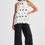 Lucia Top - Woven Spot