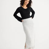 Seville Skirt - Grey Marle