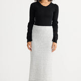 Seville Skirt - Grey Marle