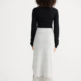 Seville Skirt - Grey Marle