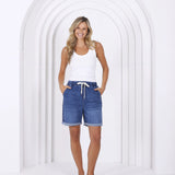 Hugo Denim Shorts - Mid Blue
