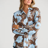 Flower Child Shirt Chocolate Ibiza