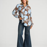 Flower Child Shirt Chocolate Ibiza
