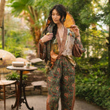 Secret Garden Pixie Duster Cropped Kimono w/ Swan