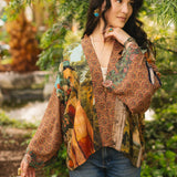 Secret Garden Pixie Duster Cropped Kimono w/ Swan