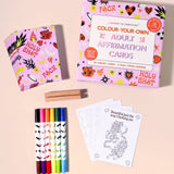 Colour Your Own Adult Affirmation Cards