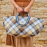 Oversized Tote – Country Plaid