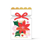 Blackcurrant, Citrus & Amber Body Cleansing Bar Bon Bon - White - Xmas Flowers Collection - 1 x 150gm Soap