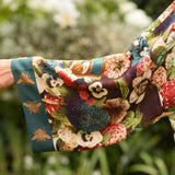 Stay Gold Pixie Duster Cropped Kimono w/ Rabbit, Bees