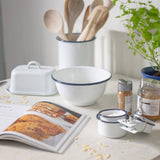 White Enamel Measuring Cups Set - By Argon Tableware